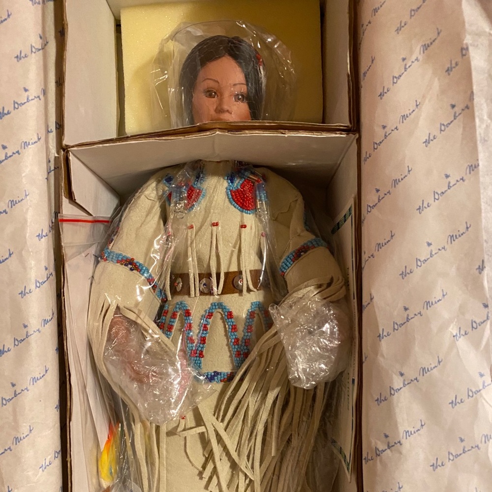 The native American bride doll